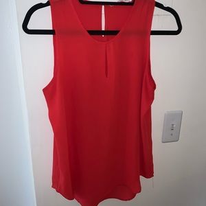 Red Sleeveless Top